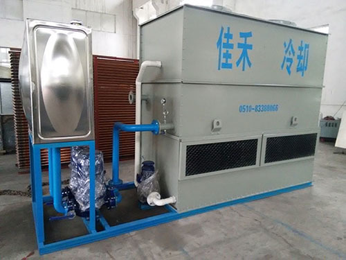 封閉式冷卻塔是由哪些配件組合而成的？